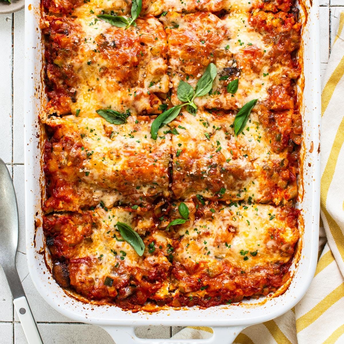 Quick Vegetable Lasagna: Fresh Flavors in 20 Minutes Prep Time